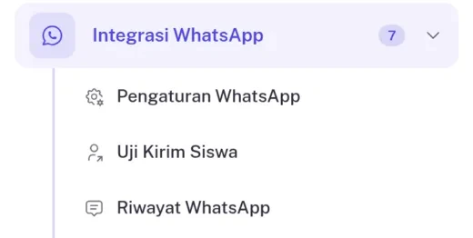 Buka Pengaturan WhatsApp di SiTuntas di layar HP