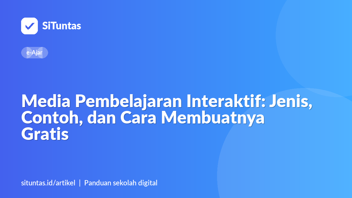 Sampul artikel: Media Pembelajaran Interaktif: Jenis, Contoh, dan Cara Membuatnya Gratis