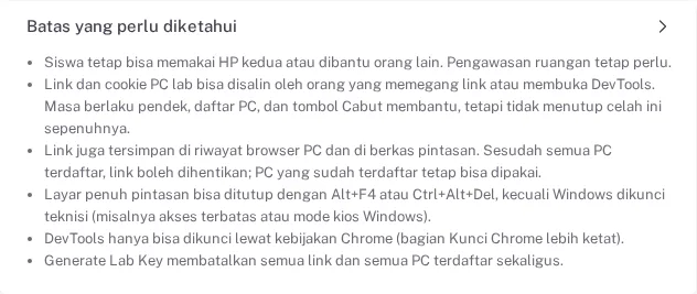 Lipatan Batas yang perlu diketahui: HP kedua, link dan cookie bisa disalin, Alt+F4, dan DevTools