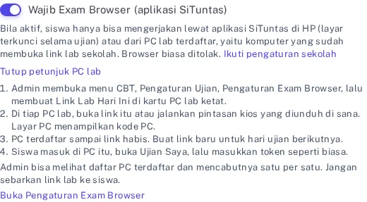 Petunjuk Cara mendaftarkan PC lab pada dialog jadwal saat sekolah memakai Link Lab Hari Ini